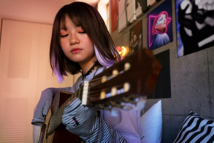 Emo Guitar Girl